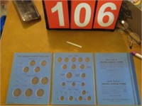 COIN BOOK WITH FEW PIECES