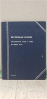 Partial Book Of Jefferson Nickels (1938-1961)