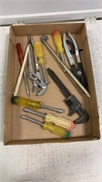 Tray Lot: Assorted Hand Tools