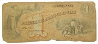 Indiana. La Fayette. Fine 1856 $1 Note