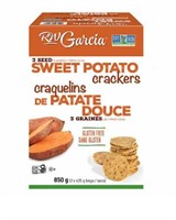 (2) RW Garcia Sweet Potato Crackers, 850g