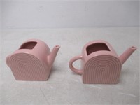 (2) Glass Arch Watering Can, Pink