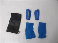 Sports 2 Count Blue Shin Guards