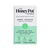 (2) 60Pk The Honey Pot Yeast Balance Supplement