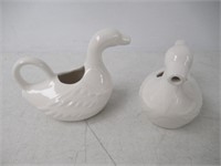 (2) Made for Retail Swan Watering Can, White