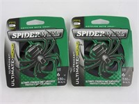 2 rouleaux de fil à pêche de 6 lb, Spider Wire