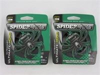 2 rouleaux de fil à pêche de 8 lb, Spider Wire