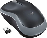 Logitech M185 Wireless Mouse, 2.4GHz with USB Mini