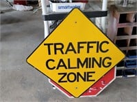 Traffic Calming  Zone  Sign 41"