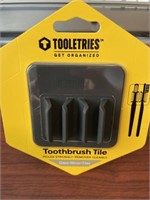 (2) Tooletries Toothbrush Holder Tiles Get