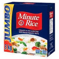 *SEE DECLARATION* Minute Rice Long-Grain Rice, 3kg