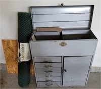 B - TOOL CHEST / CABINET W/ SMALL PARTS (G18)