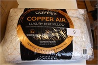 queen copper air luxury pillow