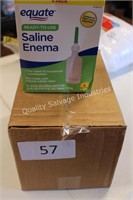 1-24ct saline enemas exp 3/26