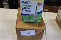 1-24ct saline enema exp 3/26