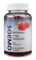 (2) 120-Ct Solimo Melatonin 5mg (2 Gummies per Ser