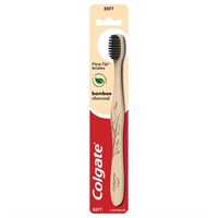 (2) Colgate Bamboo Charcoal Toothbrush Soft
