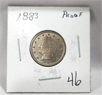 1883 N.C. Nickel Proof
