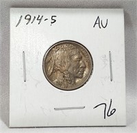 1914-S Nickel AU