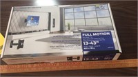 FULL MOTION TV WALL MOUNT FOR 13" TO 43" TV