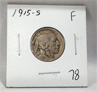 1915-S Nickel F