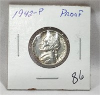 1942-P War Nickel Proof