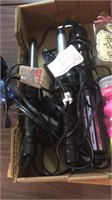 CURLING IRONS, HAIR DRYER, HAIR CARE ITEMS,