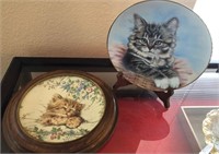 B - LOT OF 2 COLLECTOR PLATES (L153)