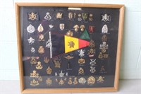 Collection of Vintage Military Badges, Pins,Medals