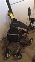 ELENKER WALKER WITH SEAT AND STORAGE COMPARTMENT