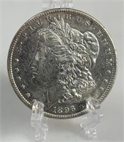 1896 US Morgan Silver Dollar P