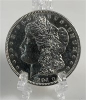 1904 US Morgan Silver Dollar O