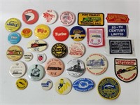 TRAIN PINS & PATCHES
