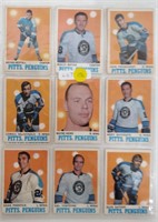 13 PITTSBURG PENGUINS 1970-71 OPC CARDS