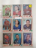 16 MISCELLANEOUS 1969-70 OPC CARDS