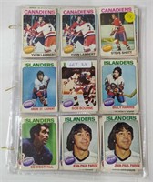 48 MISCELLANEOUS 1975-76 OPC CARDS
