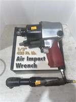 Air impact wrench, air ratchet