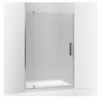 Shower Door, 74" H X 43-1/8 - 48" W, Frosted Glass