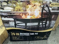 26" outdoor fire pits