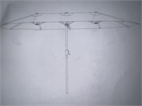 Table folding umbrella