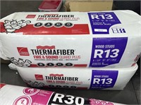 (2) packs of thermafiber insulation