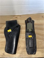 Military holster and flyer survival knife