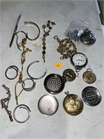 Pocket watches, chains and bands