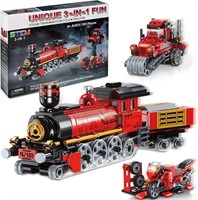 Sillbird Creator 3 in 1 Train Toy Building Sets, C