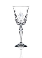 RCR Crystal Melodia White Wine Glasses,6 globlets