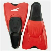 Speedo Switchblade Swimming Short Fins Red Black W