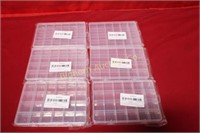24 Compartment Storage Organizer Boxes 6pc lot