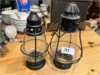 PAIR OF CANDLE LAMPS