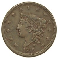 EF-40 1838 Large Cent