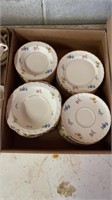Four boxes of Pope Gosser made in the USA dishes